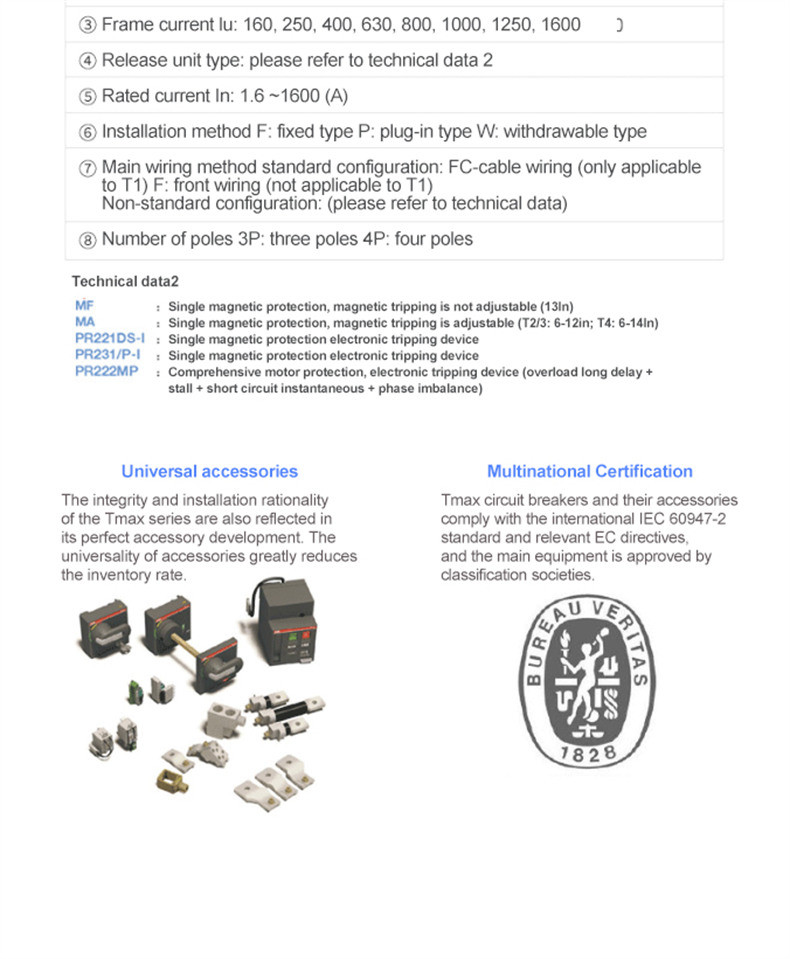 ABB MCCB TMAX T Series