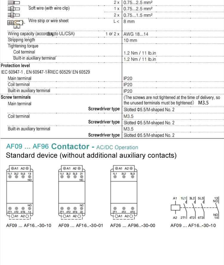 ABB Contactor AF Series