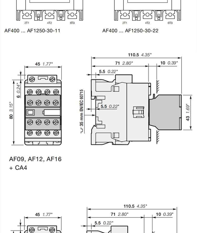 ABB Contactor AF Series