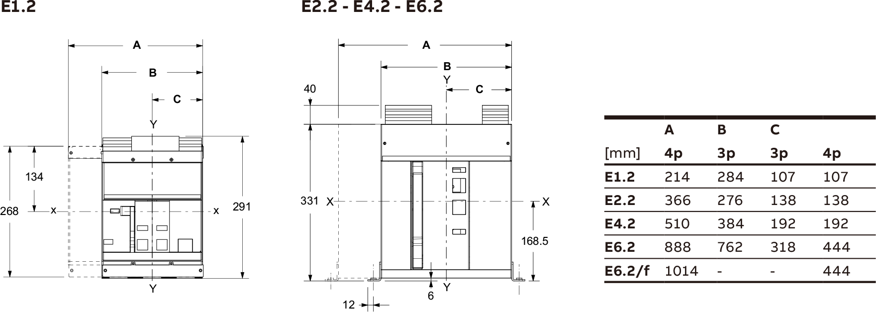 Fixed circuit-breaker