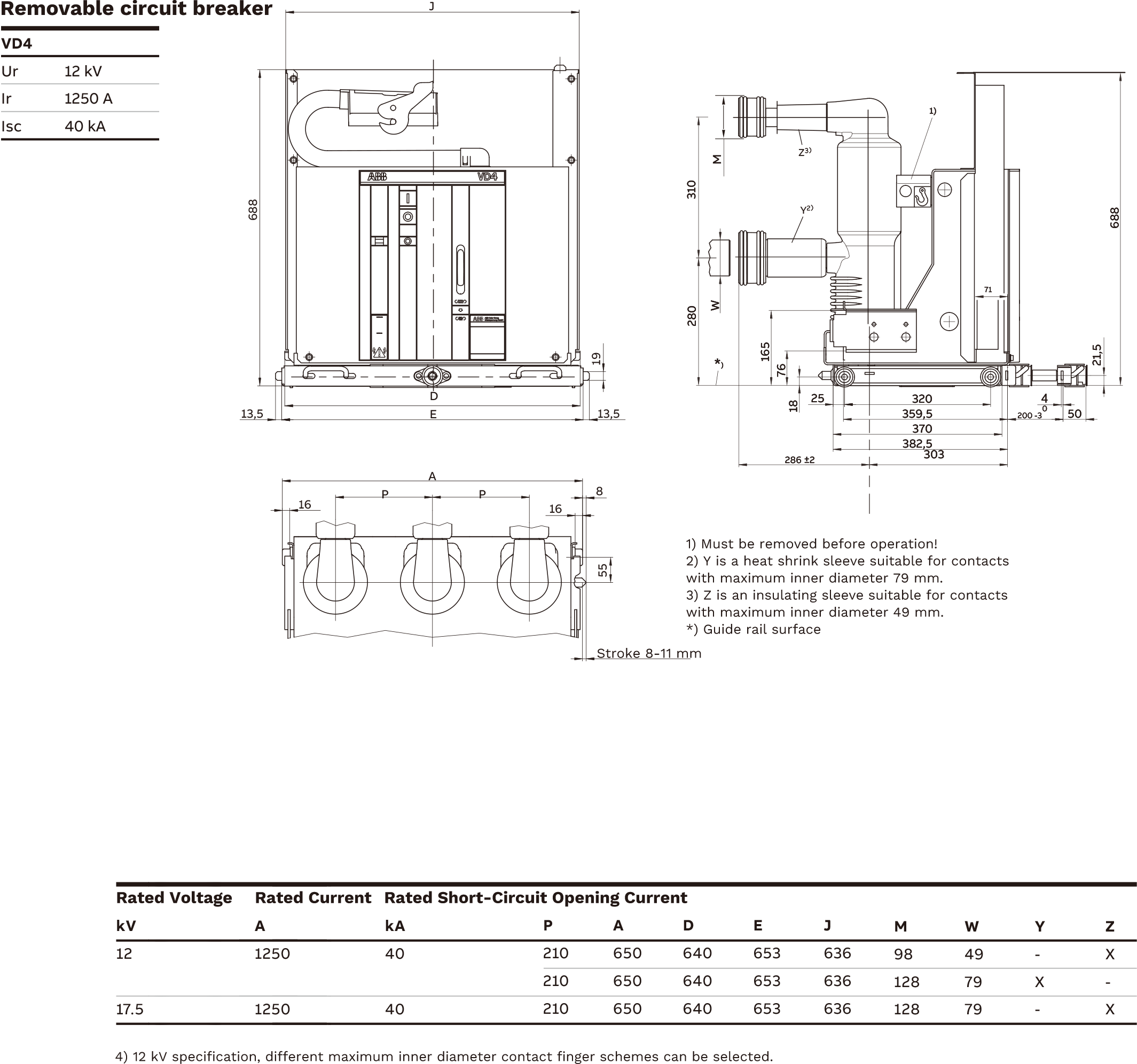 6-Withdrawable circuit breaker 12kV