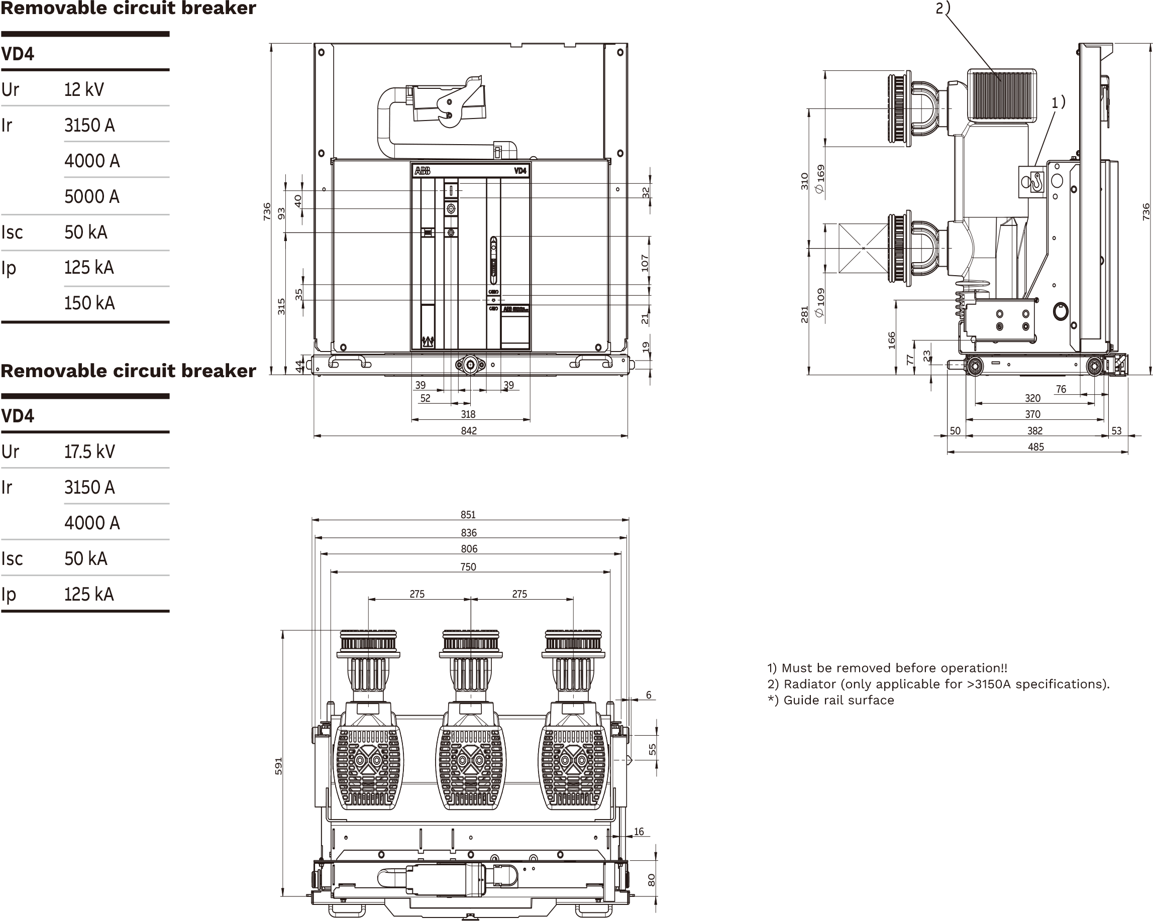 10-Withdrawable circuit breaker 12kV