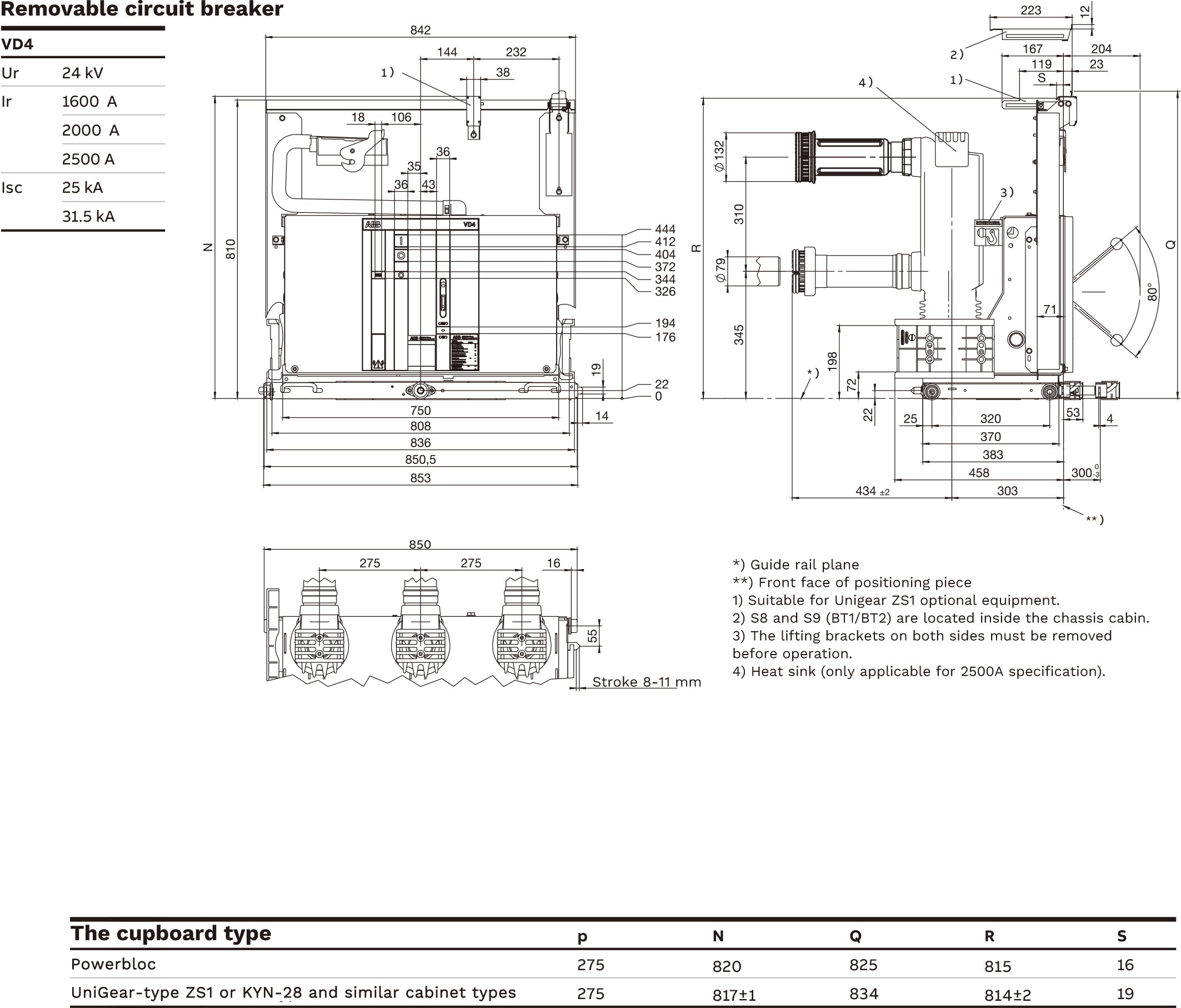 5-Withdrawable circuit breaker 24kV