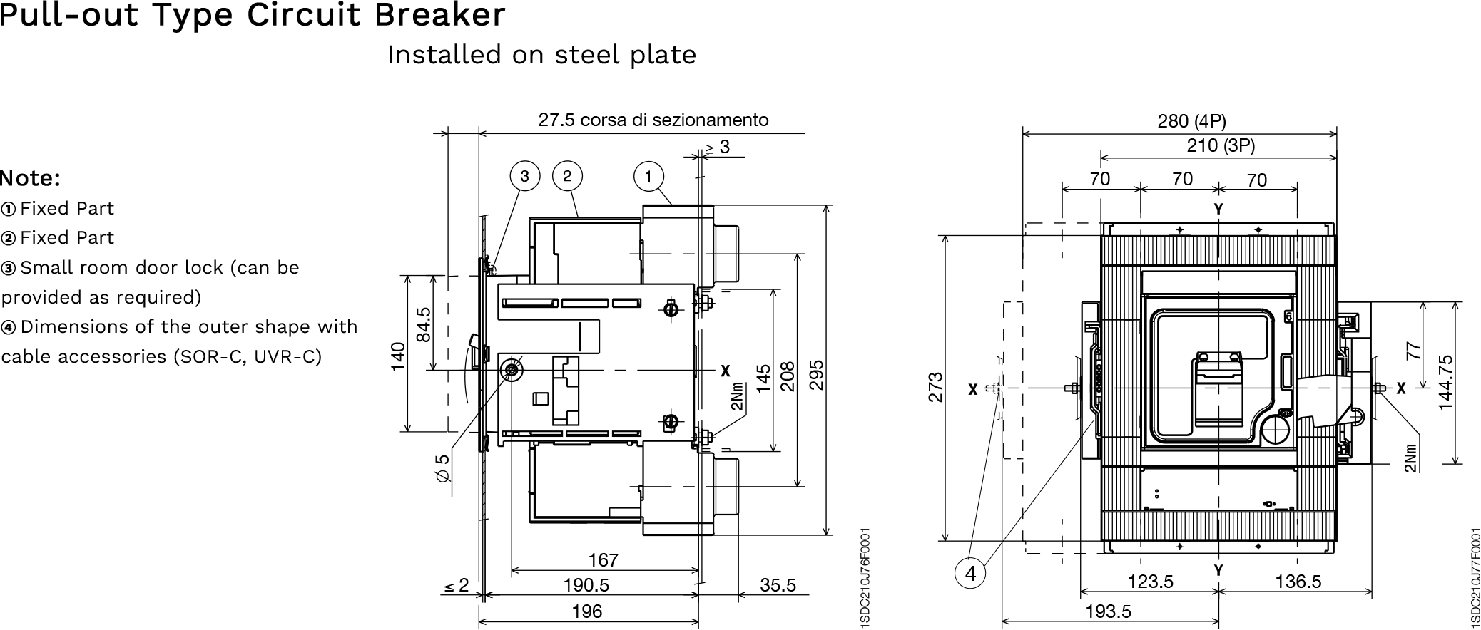 TmaxT6 (630A-800A) - Pull-out