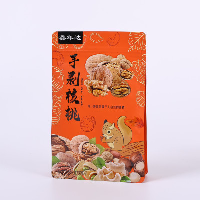 Self-standing bags for snacks and food