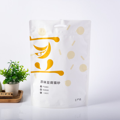 Cat litter stand-up bag