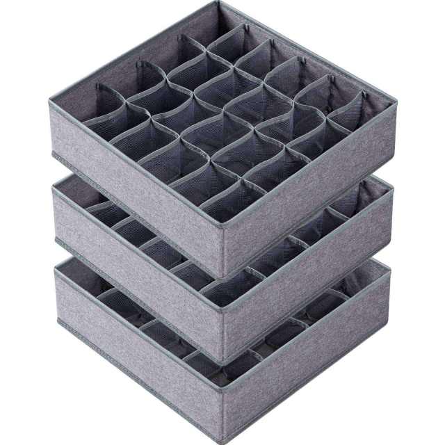 Bra Socks Underwear Drawer Organizer Clothes Socks Divider Fabric Foldable Wardrobe Cabinet Closet Storage Box Drawer Organizer