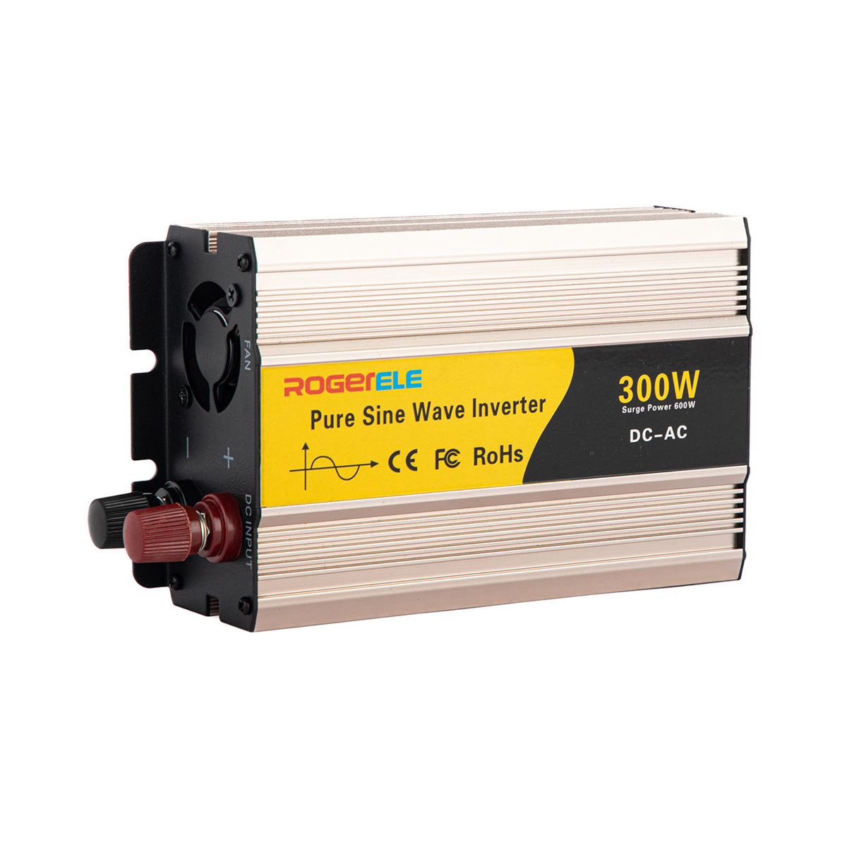 REP300 pure sine wave inverter with AC outlet and DC terminals