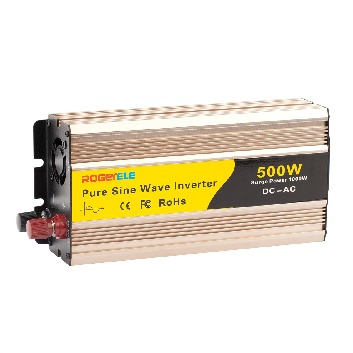 Rogerele 500W pure sine wave inverter for vehicle DC to AC power