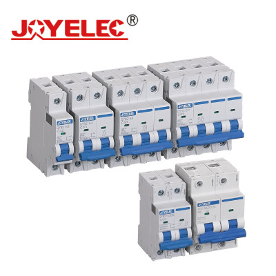 JOYELEC QYB2-63 AC DC 1P 2P 3P 4P Miniature Circuit Breaker 6A 10A 16A 20A 25A 32A 40A 63A