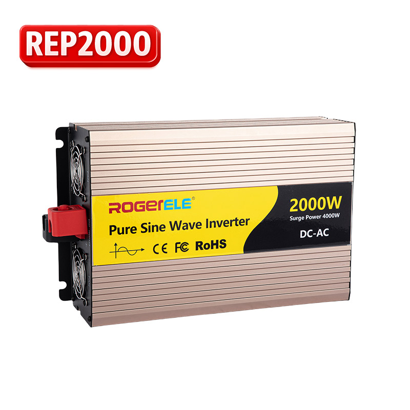 Rogerele 2000W pure sine wave inverter for trucks and vans