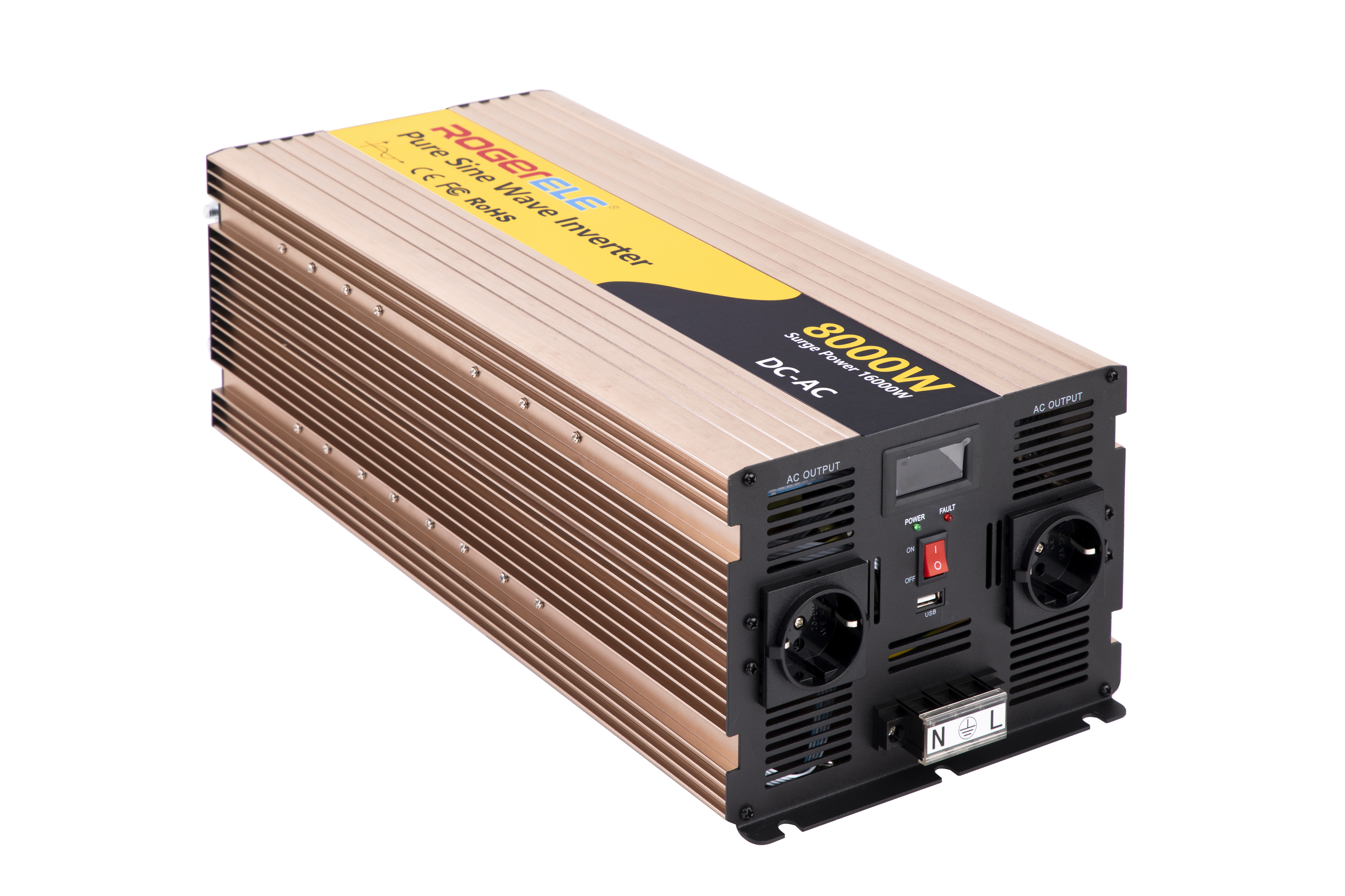 ROGERELE REP8000 8000W pure sine wave inverter product view