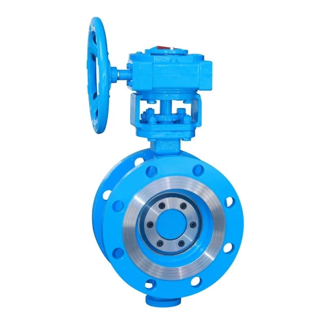 Flanged Multi-Level Metal Hard Sealing Butterfly Valve