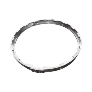 Extraction tank slag door locking ring