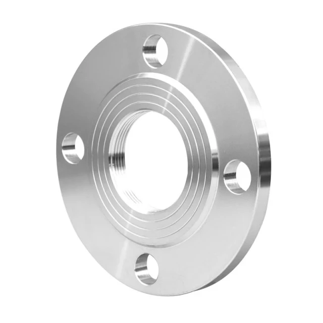 Interal thread flange