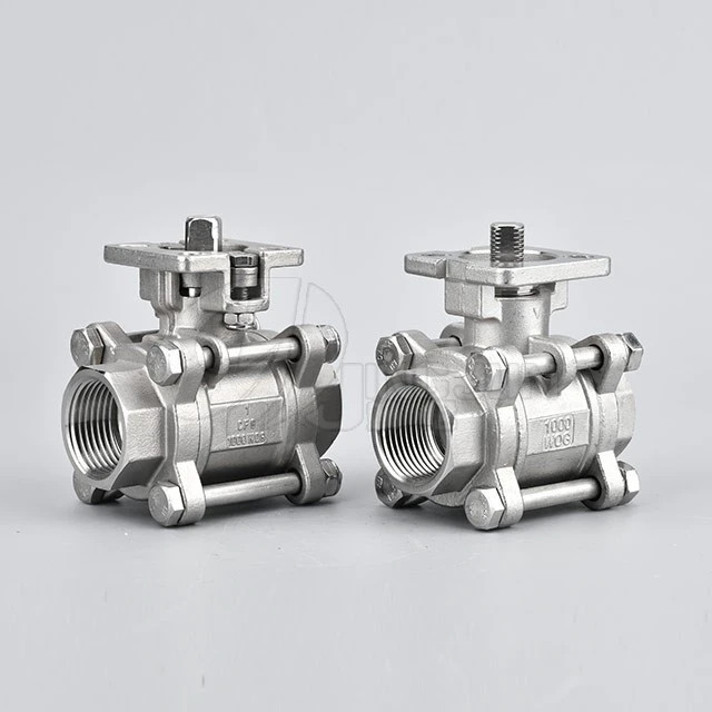 3PC High Platform Threaded Ball Valve