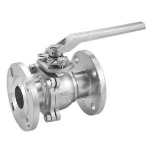 F155-2PC Ball Valve Flanged End With Mounting Pad ASME 300LBS