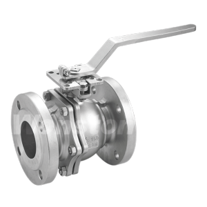 F158-2PC Ball Valve Flanged End With Direct Mounting Pad ASME 150LBS