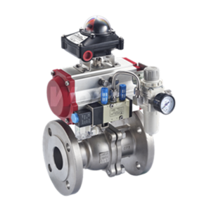 Pneumatic Flanged Ball Valve