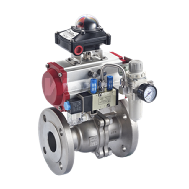 Pneumatic Flanged Ball Valve