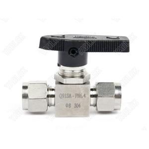 Bite type ball valve