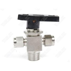 Bite type ball valve