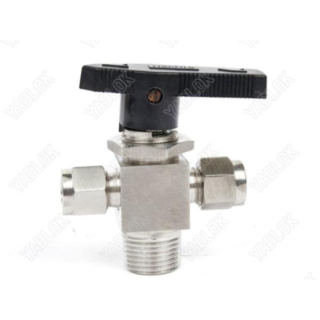 Bite type ball valve