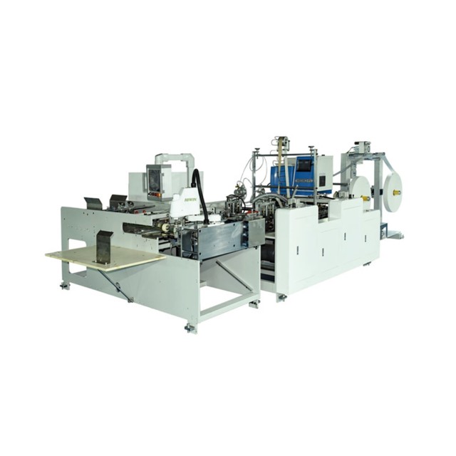 Automatic Twisted Paper Rope Handle Making Pasting Machine