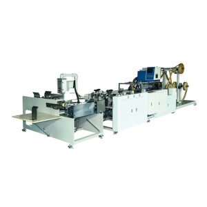 Automatic Flat Paper Bag Handle Making Pasting Machine