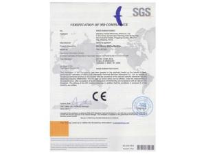 CE certificate for Non Woven Slitting Machine