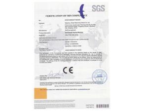 CE certificate for Soft Handle Sealing Machine