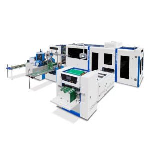 ZW-A12 Automatic sheets feeding paper bag making machine