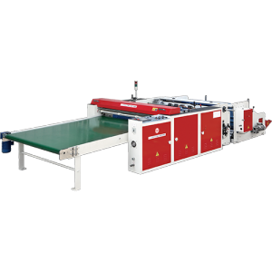 CW-1400FB FULLY AUTOMATIC BOTTOM SEALING BAG MAKING MACHINE BY FLYING KNIFE SYSTEM