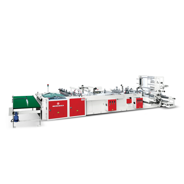 CW-800ZD FULLY AUTOMATIC PLASTIC HAND BAG MAKING MACHINE（FOUR FUNCTIONS）