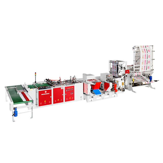 CW-800SDP FULLY AUTOMATIC HIGH SPEED HANDLE BAG MAKING MACHINE