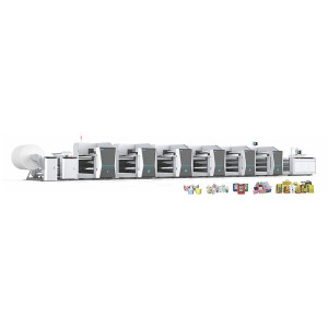 KSJH-2S-B Series Servo Motor Drive Full Automatic Unit Type Flexo-graphic Printing Machine