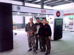 SEN1050A high speed solventless laminator in