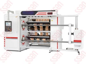 LFQ-T Compact type unibody high speed automatic roll change slitting machine
