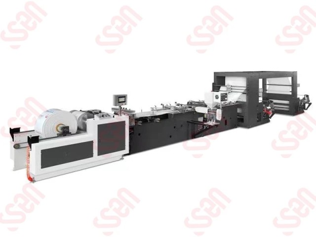 Three side sealing center sealing zipper bag making machine
