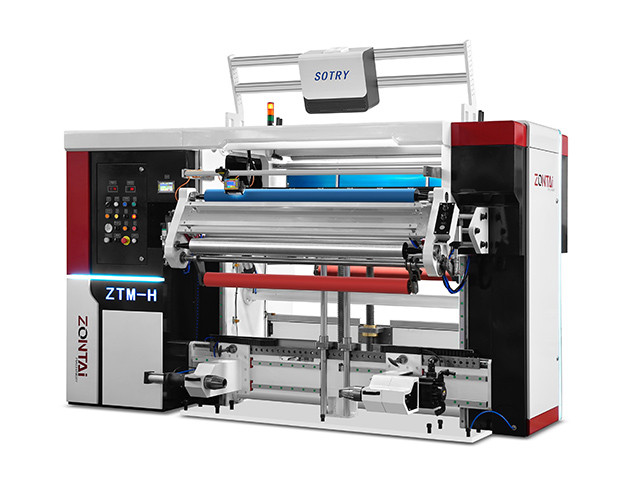 NEW ZTM-H Automatic inspection Doctoring Rewinding Machine for printing film