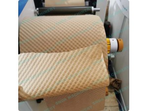 Kraft paper bubble making machine