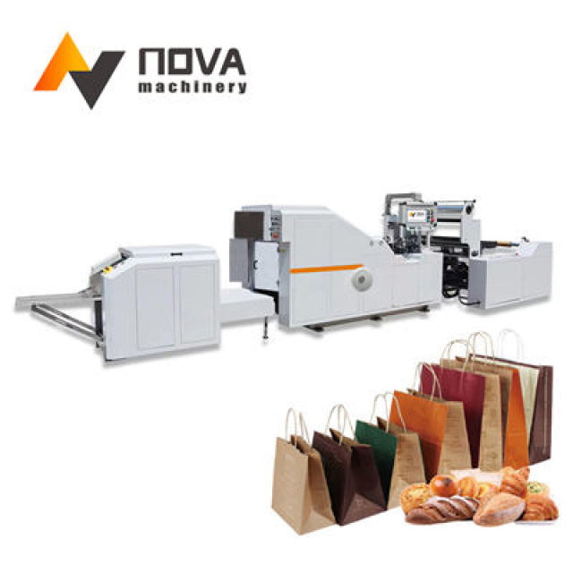 Automatic High Speed Square Bottom Paper bag machine