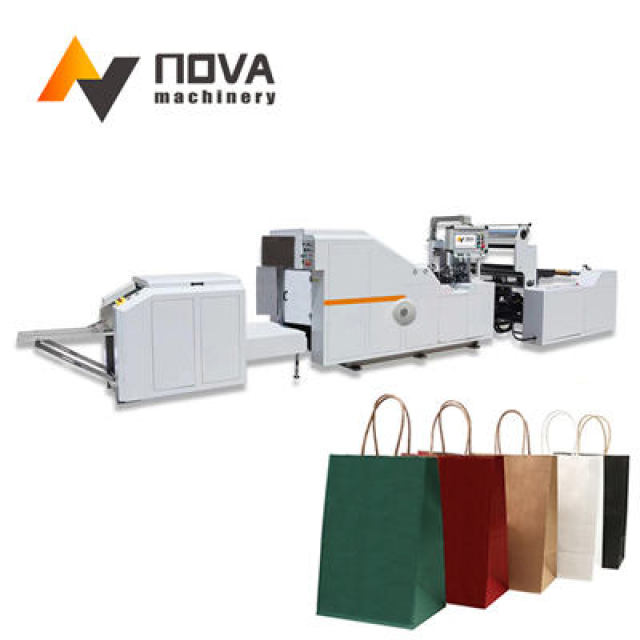 Automatic High Speed Square Bottom Paper bag machine