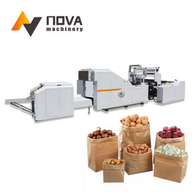 Automatic High Speed Square Bottom Paper bag machine