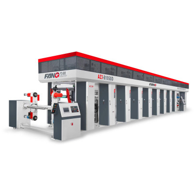 AZJ-D Water base ink rotogravrue printing machine ELS