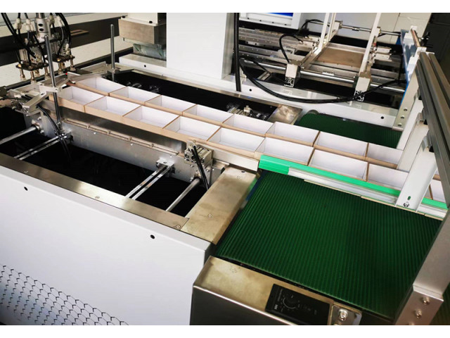 JX-DW650 Dual-box Position Gluing Line
