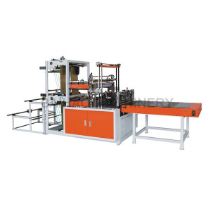 Double Layer Hot Sealing Cold Cutting Bag Making Machine