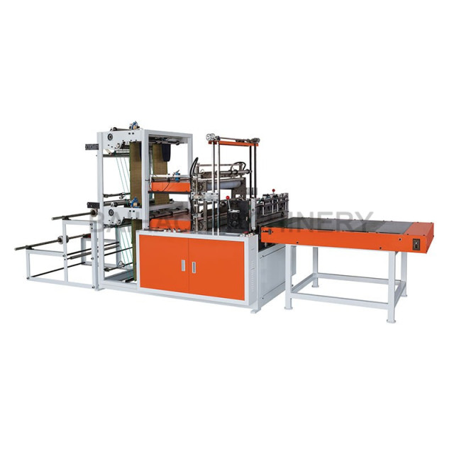 Double Layer Hot Sealing Cold Cutting Bag Making Machine