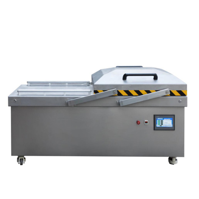 DZ-820/2SA Professional Touch Screen Double Chambers Vacuum Packaging Machine for Pork Beef