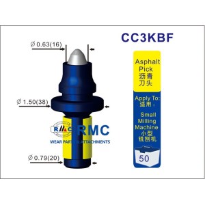 Road milling teeth CC3KBF for road milling drums fitting to road milling machine